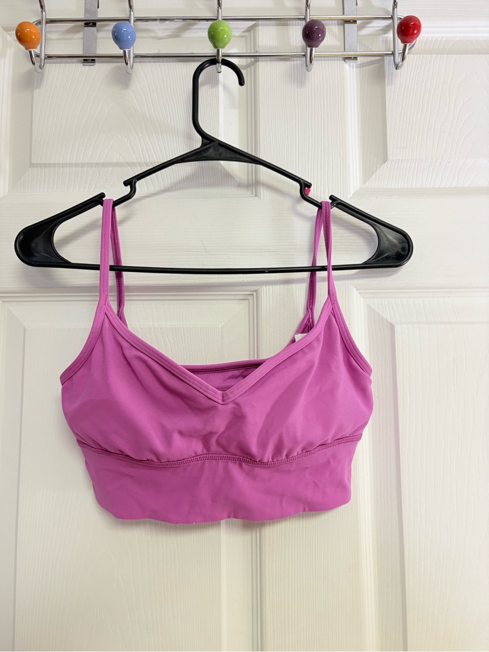 lululemon athletica align Magenta Thin-Strap Light Support Sports Bra 8
